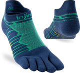 Injinji Ultra Run Midweight No-Show Coolmax - Poseidon
