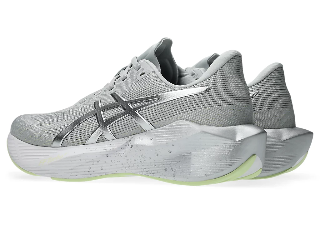 Asics Men Novablast 6 - Platinum Platinum / Glow Green