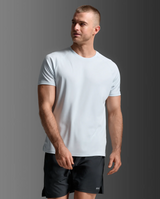 2XU Men Aero Mesh Tee - Moonstone / Black Reflective