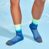 Feetures Active Elite Light Cushion Mini Crew - Surfboard Blue