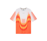 SOAR Women Race Tee - Orange Red White