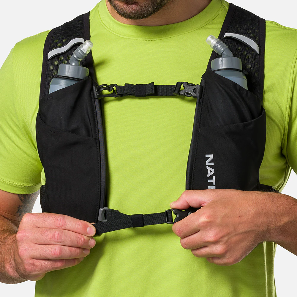 Nathan Quick Start 3.0 4L Sf Hydration Pack - Black / Reflective Silver