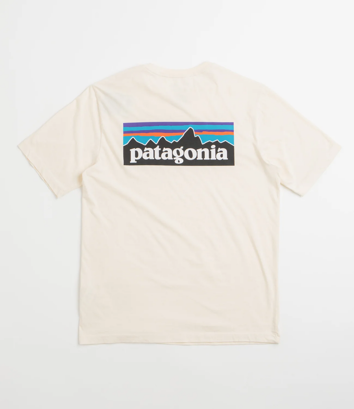 Patagonia Men P-6 Logo T-Shirt - Undyed Natural