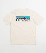 Patagonia Men P-6 Logo T-Shirt - Undyed Natural