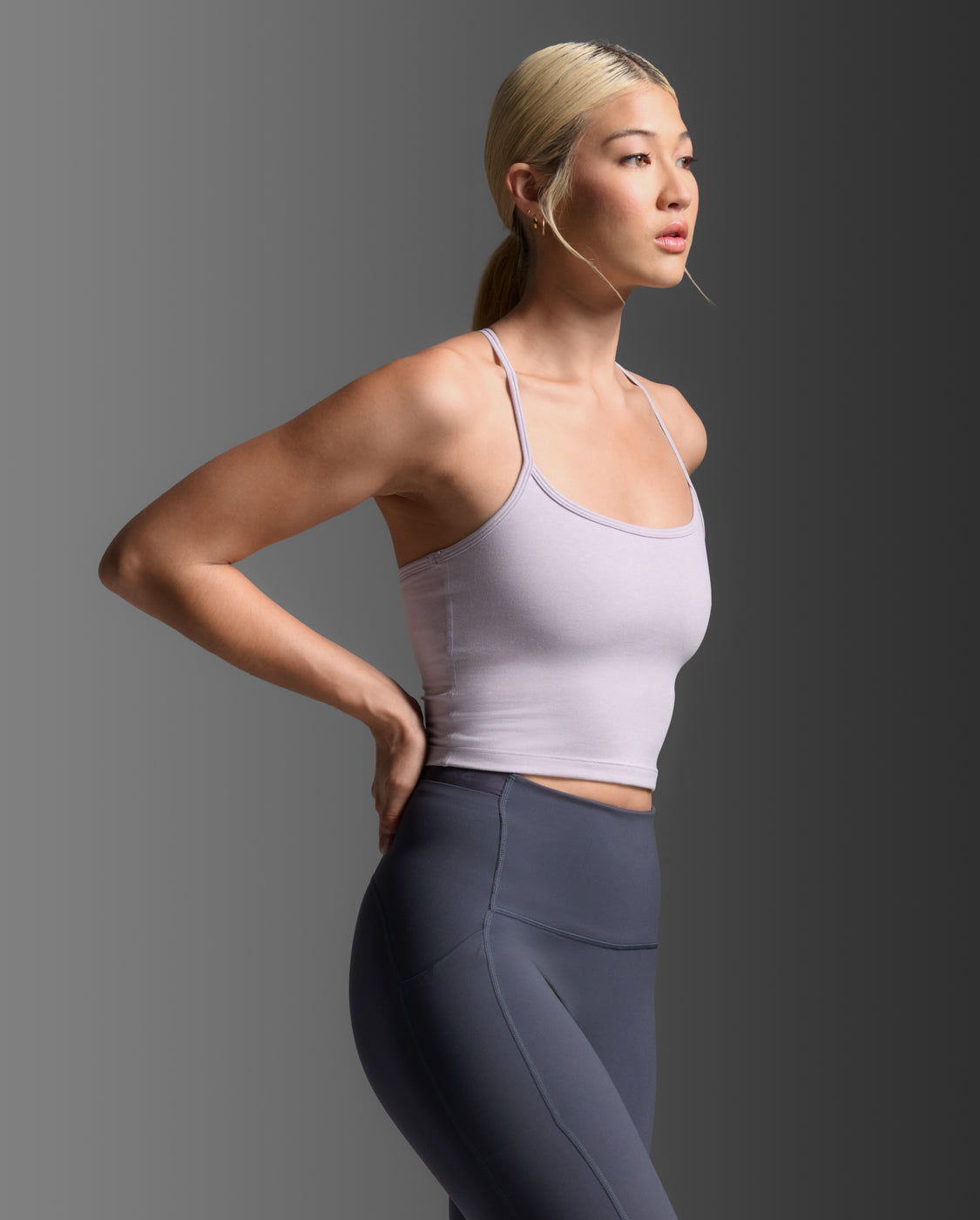 2XU Women Flex Crop Tank - Virtual Violet / Virtual Violet
