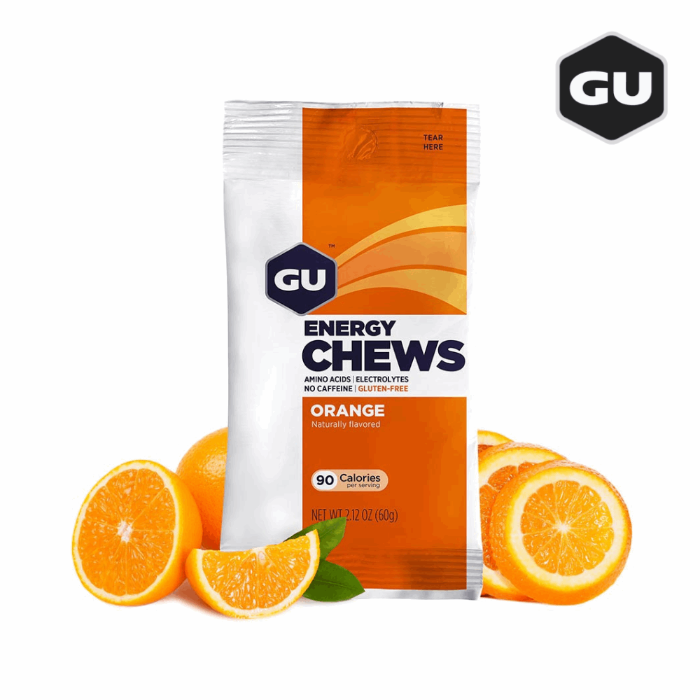 (1 Pack) GU Energy Chews - Orange - Expiry Date: Apr 2026
