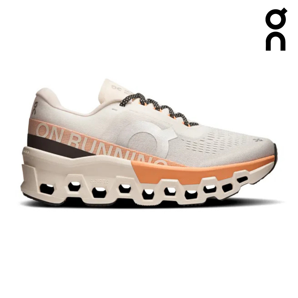 On Women Cloudmonster 2 - Ivory / Tangerine