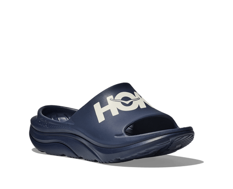 HOKA Unisex Ora Athletic Slide - Varsity Navy / White