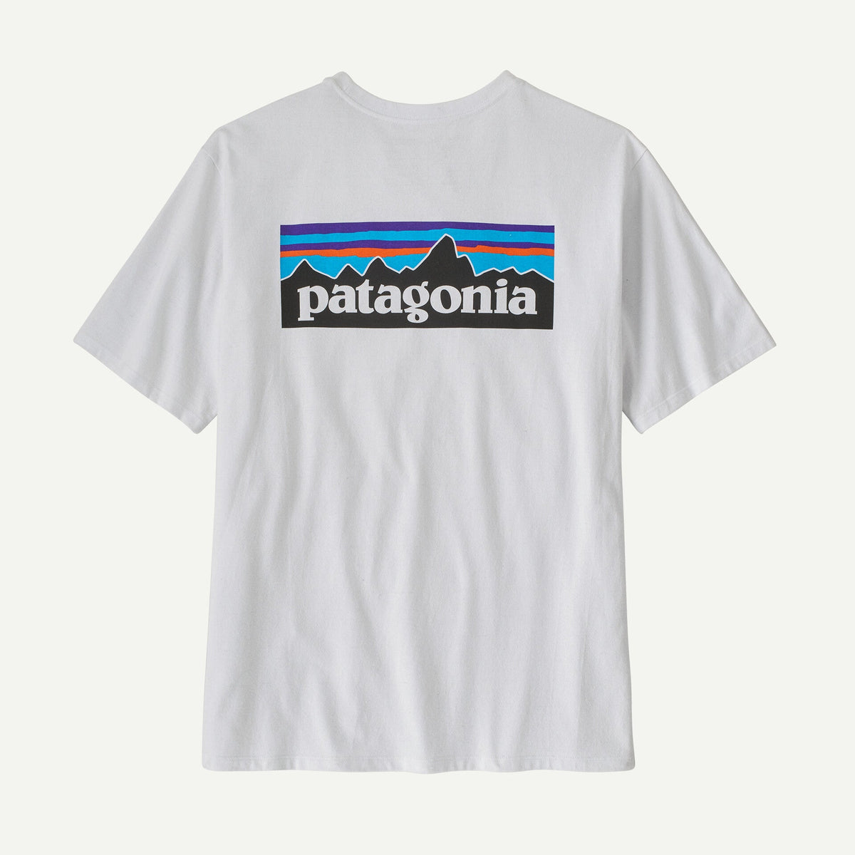 Patagonia Men P-6 Logo Responsibili-Tee® - White