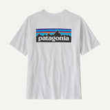 Patagonia Men P-6 Logo Responsibili-Tee® - White