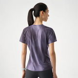 NEDAO Women Qiflow Running T-Shirt Vortex - Aurora Indigo