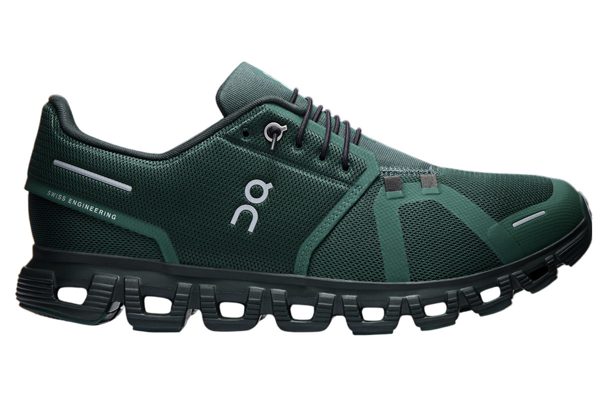 On Running Men Cloud 6 - Evergreen / Black