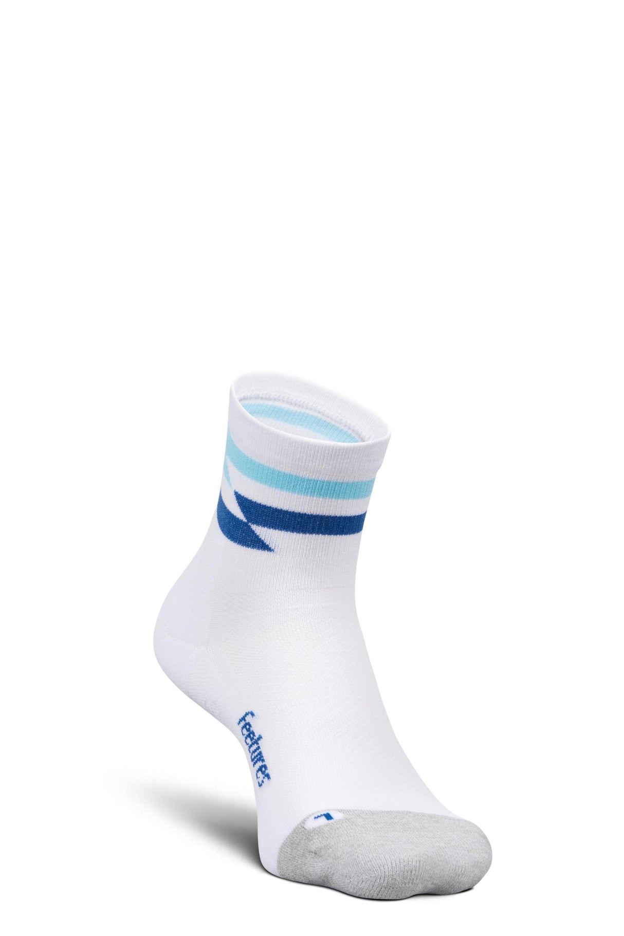 Feetures Active Elite Light Cushion Quarter - White Track