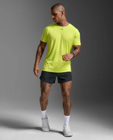 2XU Men Light Speed Tech Tee - Volt / Black Reflective