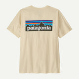 Patagonia Men P-6 Logo T-Shirt - Undyed Natural
