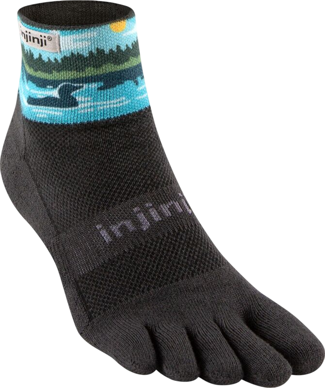 INJINJI Artist Designed Men's Mini Crew Coolmax Loon