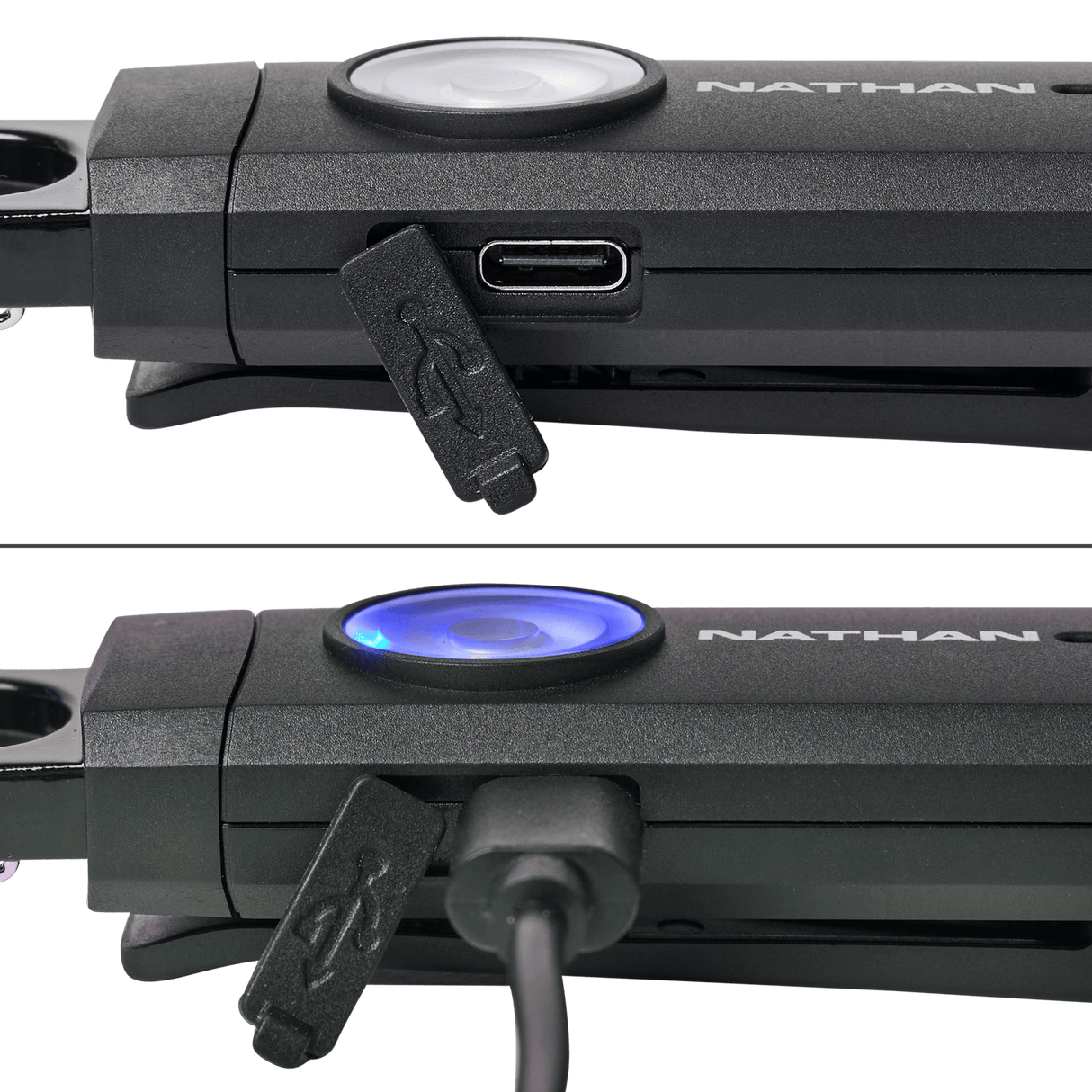 Nathan Sports Siren LED Alarm RX Loud 120+ DB - Black / Silver