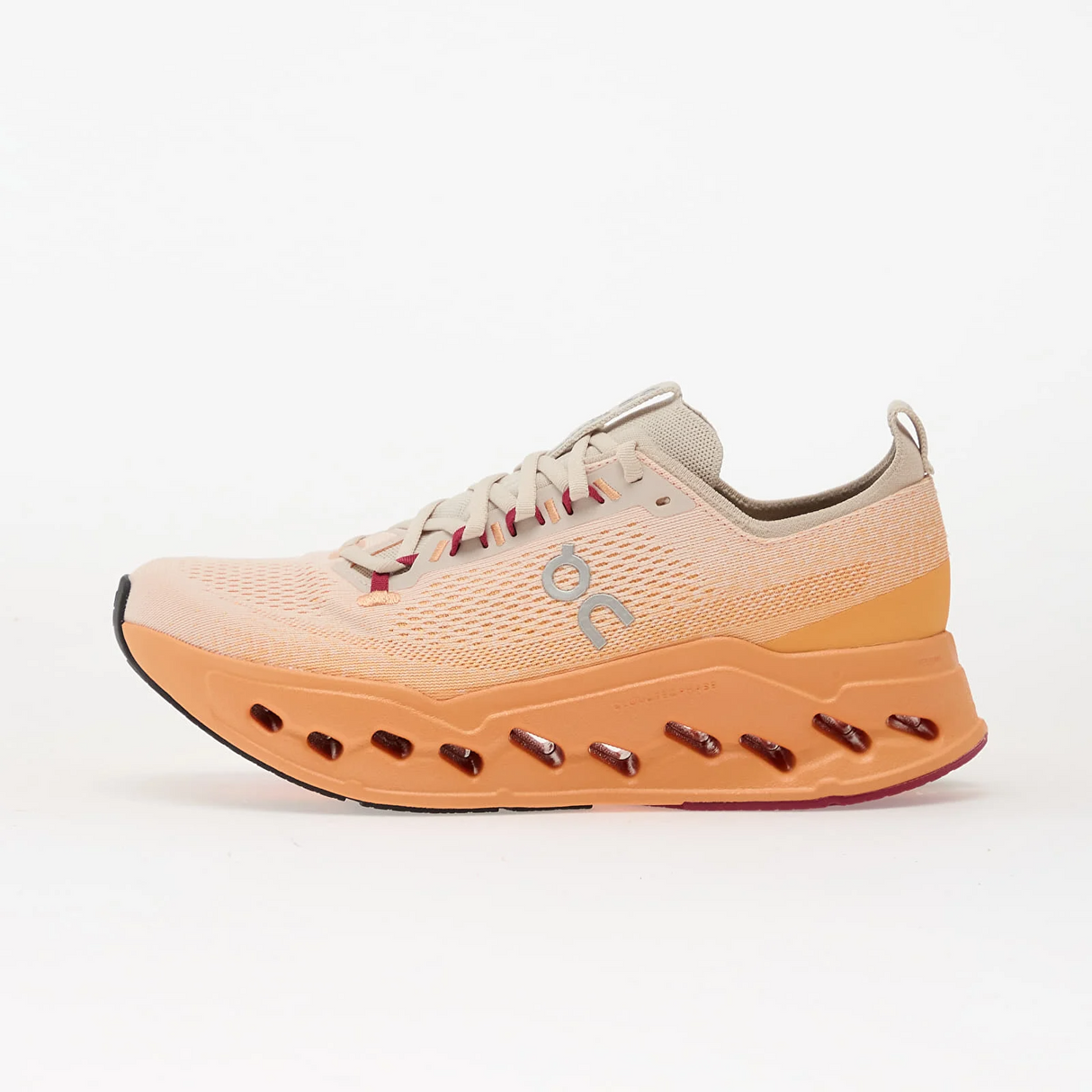 On Men Cloudsurfer Max - Pearl / Tangerine