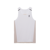 On Men Performance Tank - White / Silver