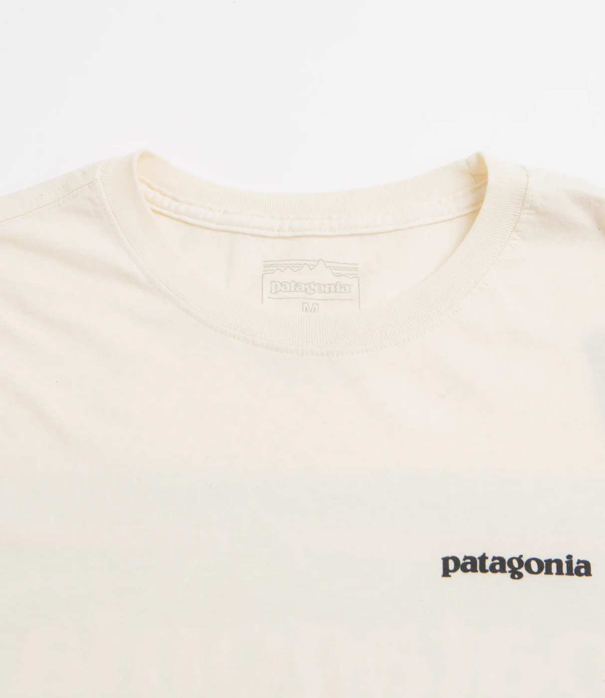 Patagonia Men P-6 Logo T-Shirt - Undyed Natural