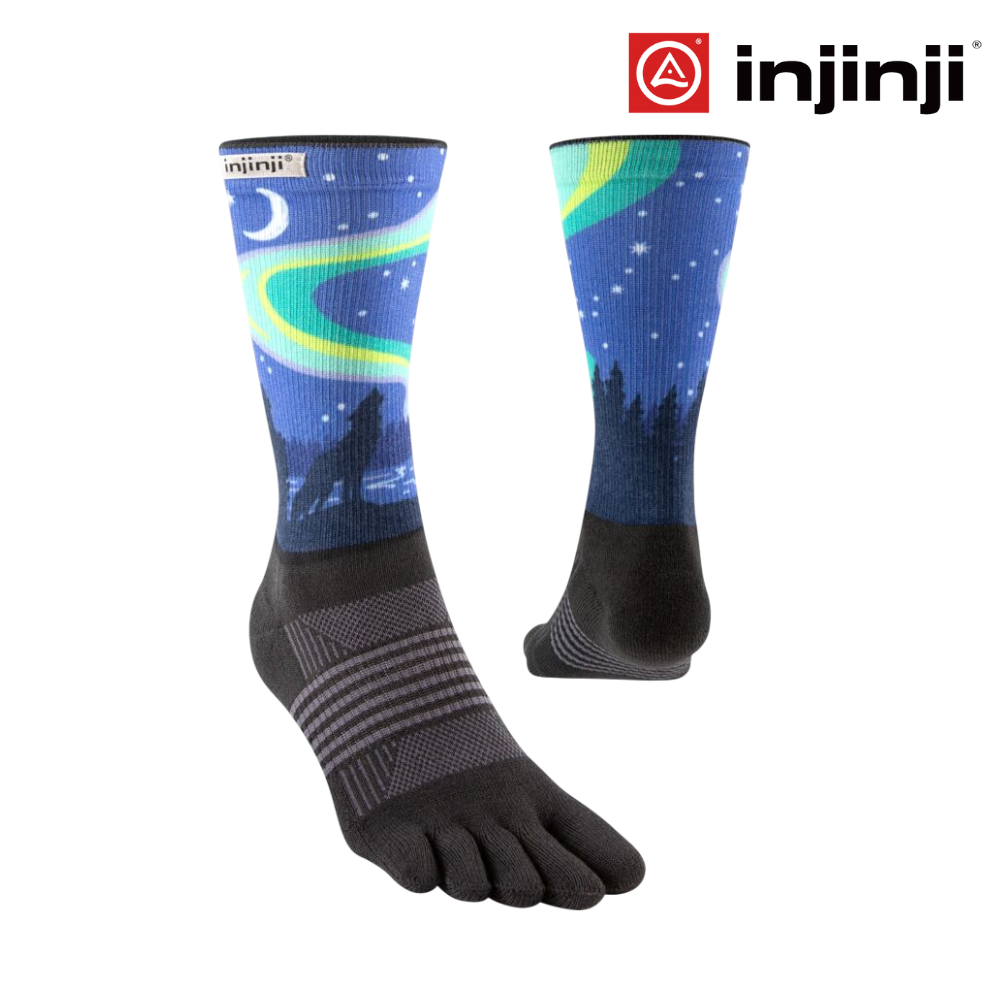 Injinji Artist Designed Women's Crew Coolmax - Howl