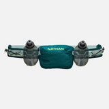 Nathan Trail Mix Plus 3.0 Hydration Belt - Deep Teal / Finish Lime
