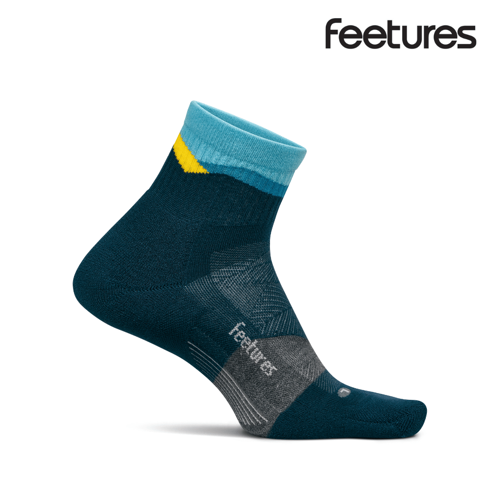 Feetures Trail Max Cushion Quarter Mountain - High Blue
