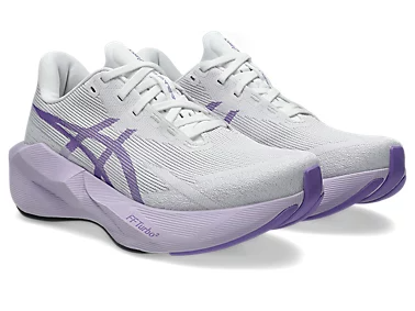 ASICS Women Novablast 6 Wide - White / Murasaki