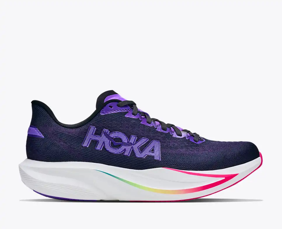 HOKA Men Mach 7 Wide - Carbon Black / Cosmic Purple