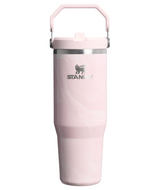 Stanley Iceflow Flip Straw 2.0 Tumbler 30Oz - Pink Amethyst Calacatta
