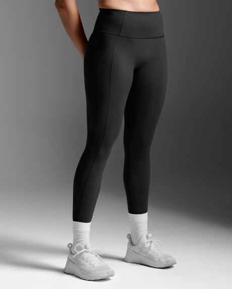 2XU Women Fluid Hi-Rise Tights - Black / Black