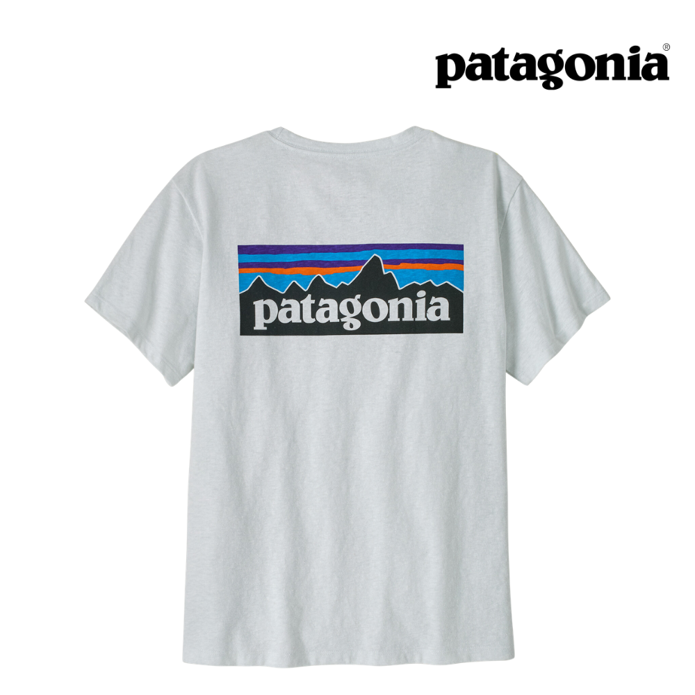 Patagonia Women P-6 Logo Responsibili-Tee - White