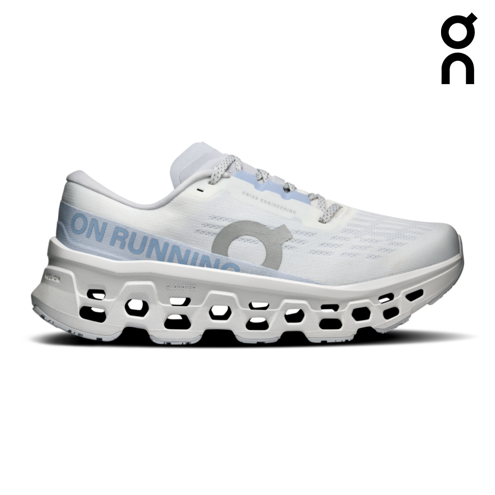 On Women Cloudmonster 3 - White / Frost – Running Lab Malaysia