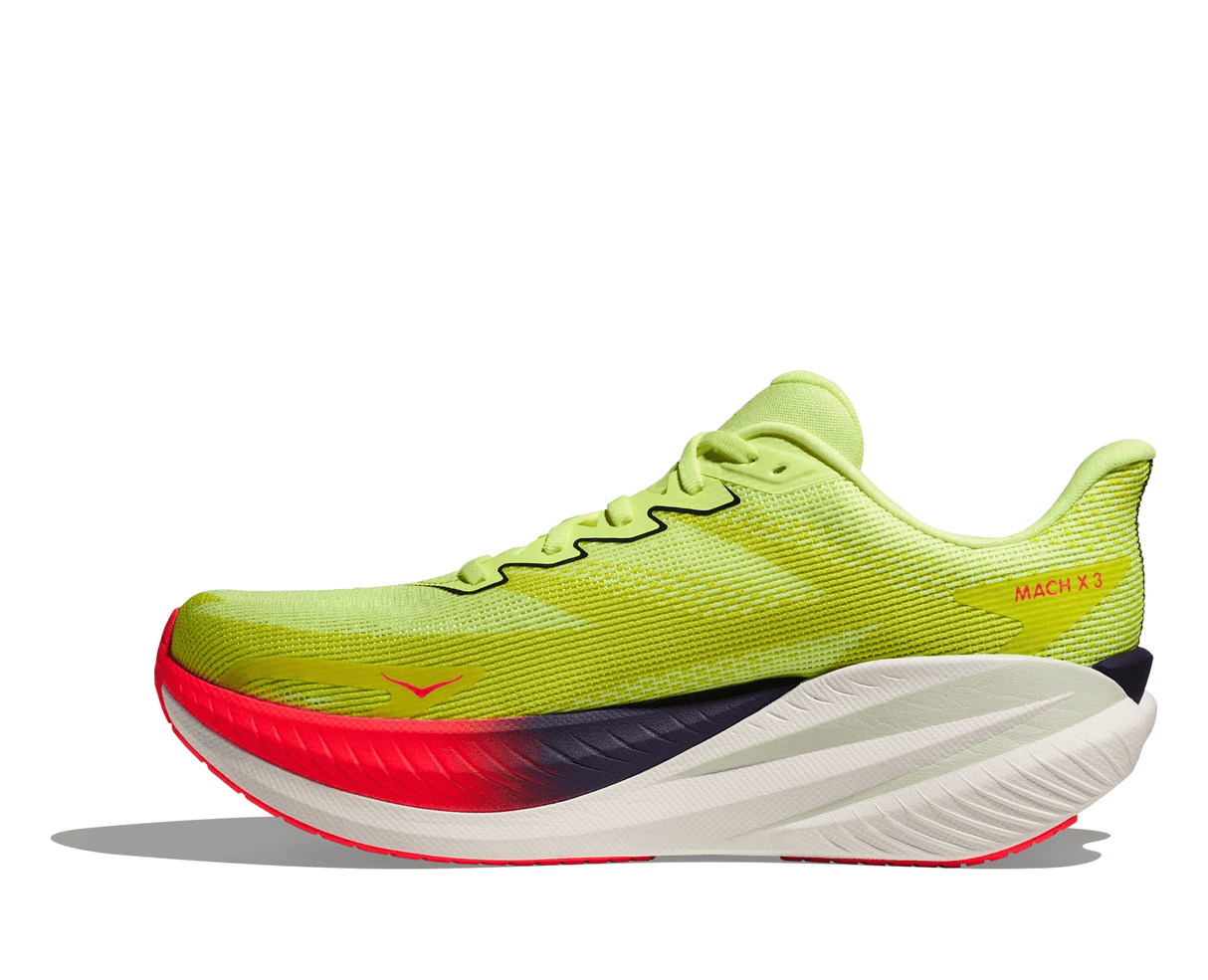 HOKA Men Mach X 3 Wide - Neon Yuzu / Squid Ink