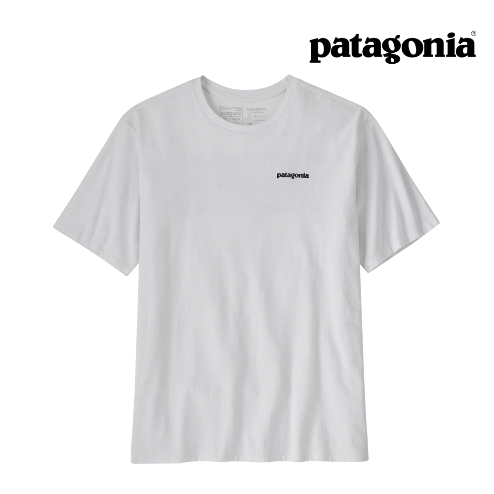 Patagonia Men P-6 Logo Responsibili-Tee® - White
