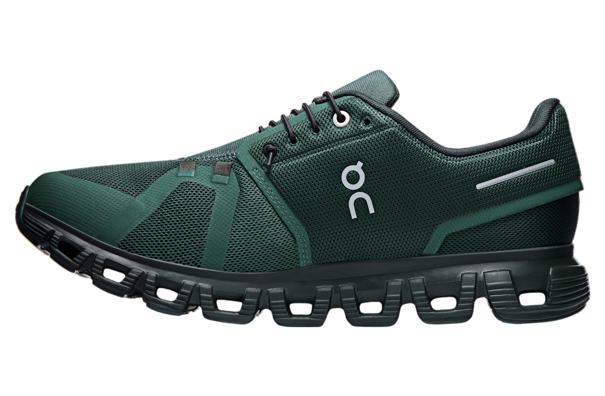 On Running Men Cloud 6 - Evergreen / Black