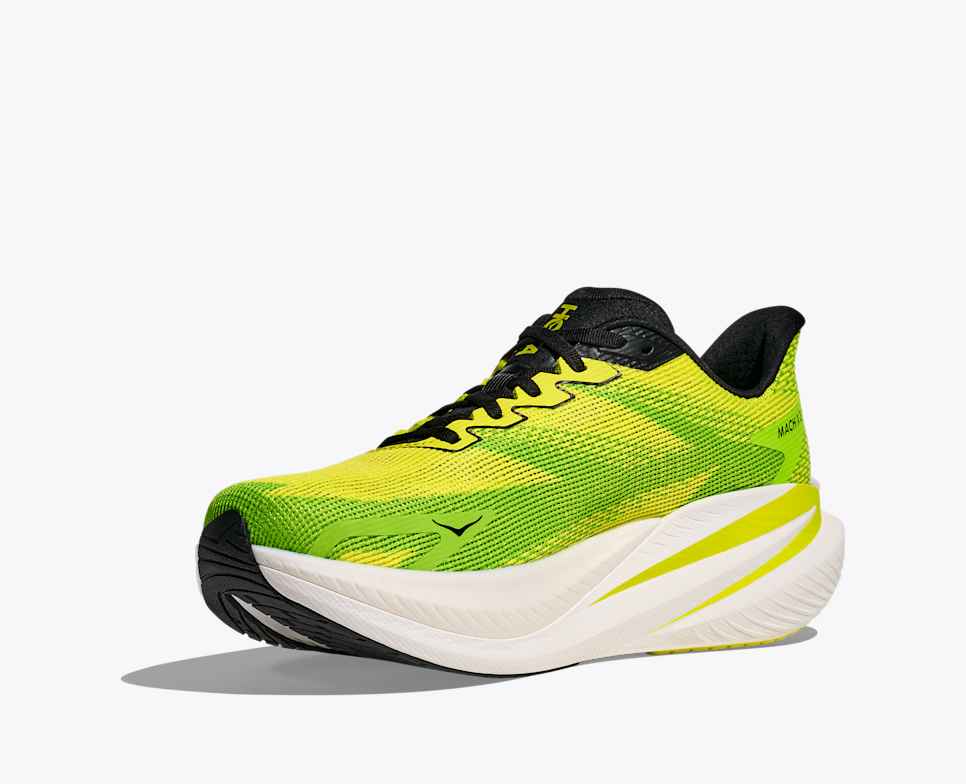 HOKA Men Mach X 3 Wide - Neon Hoka Citrus / Neon Lime