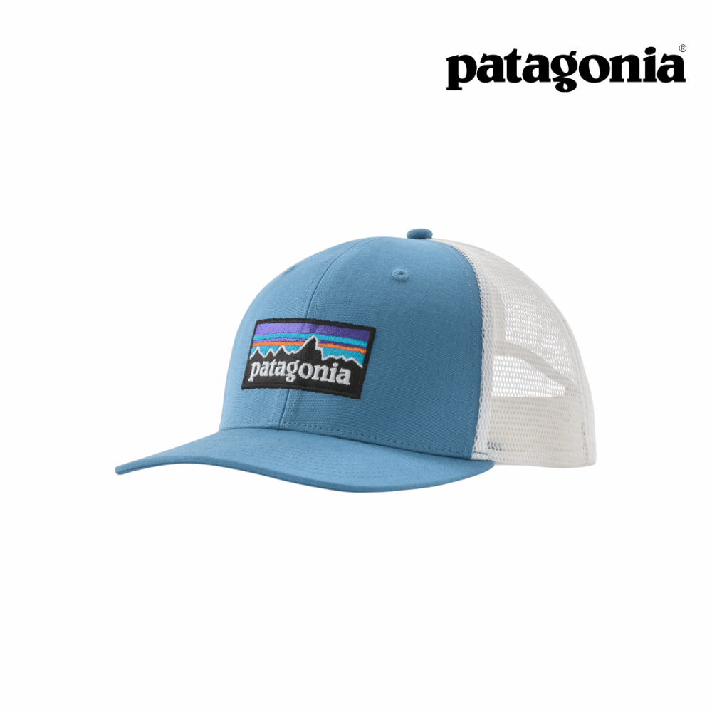 Patagonia P-6 Logo Trucker Hat - Shore Blue