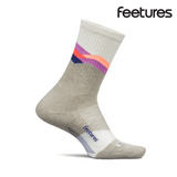 Feetures Trail Max Cushion Mini Crew - Mountain High Cream