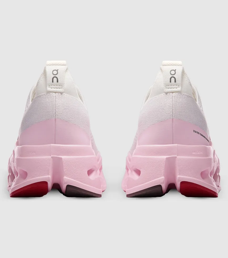 On Women Cloudsurfer Max - Ivory / Peony