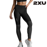 2XU Women Light Speed React Hi-Rise Compression Tights - Black / India Ink