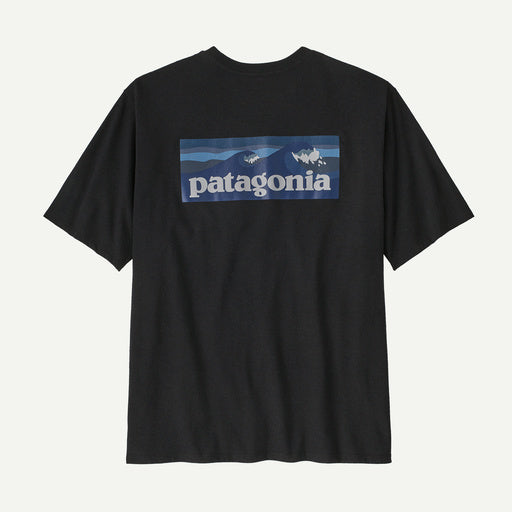 Patagonia Men Boardshort Logo Pocket Responsibili-Tee® - Ink Black