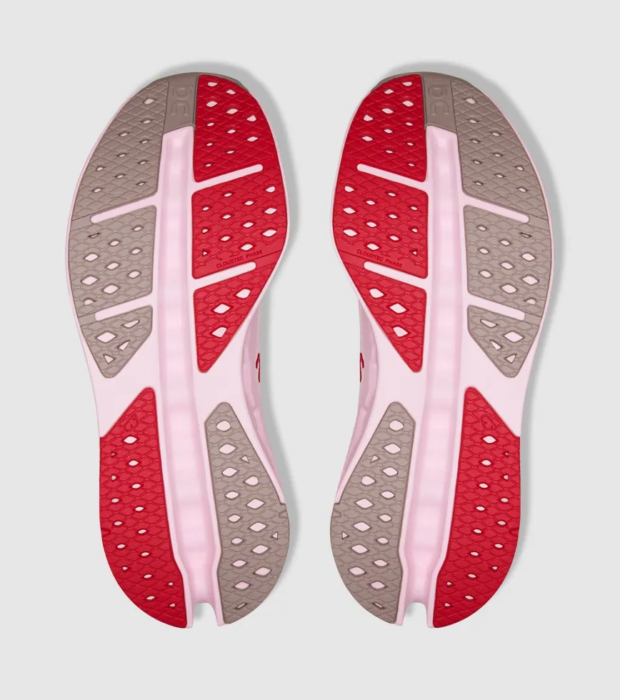 On Women Cloudsurfer Max - Ivory / Peony