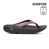 OOFOS Women OOlala Limited - Black Disco Zebra