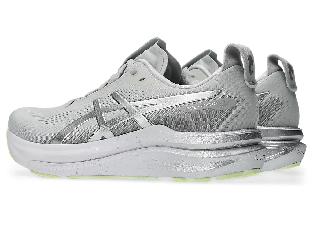 Asics Men Gel-Kayano 33 - Platinum Platinum / Glow Green