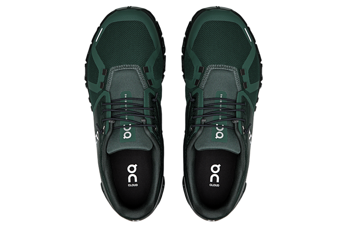 On Running Men Cloud 6 - Evergreen / Black