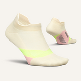 Feetures Active Elite Light Cushion No Show Tab - Sandy Melon