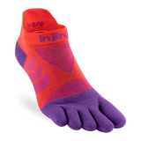 Injinji Women's Ultra Run Midweight No-Show Coolmax - Razzmatazz