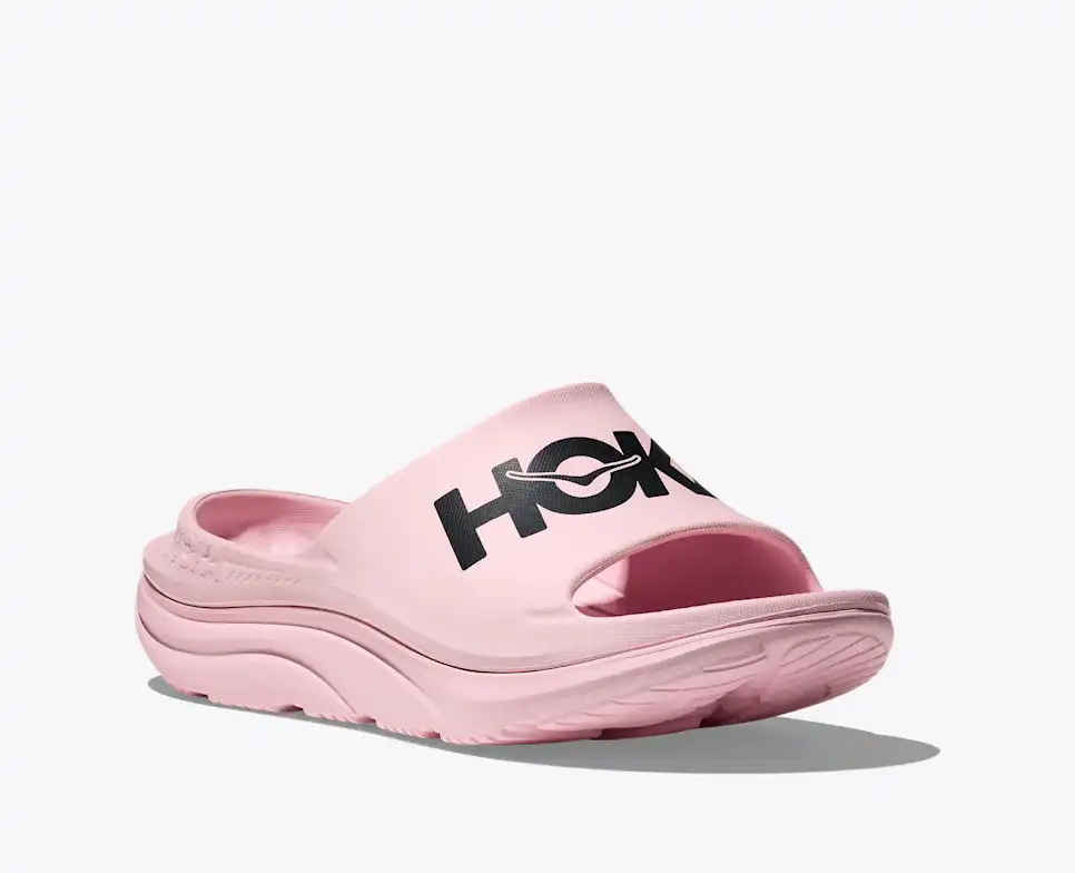 HOKA Unisex Ora Athletic Slide - Carnation / Black