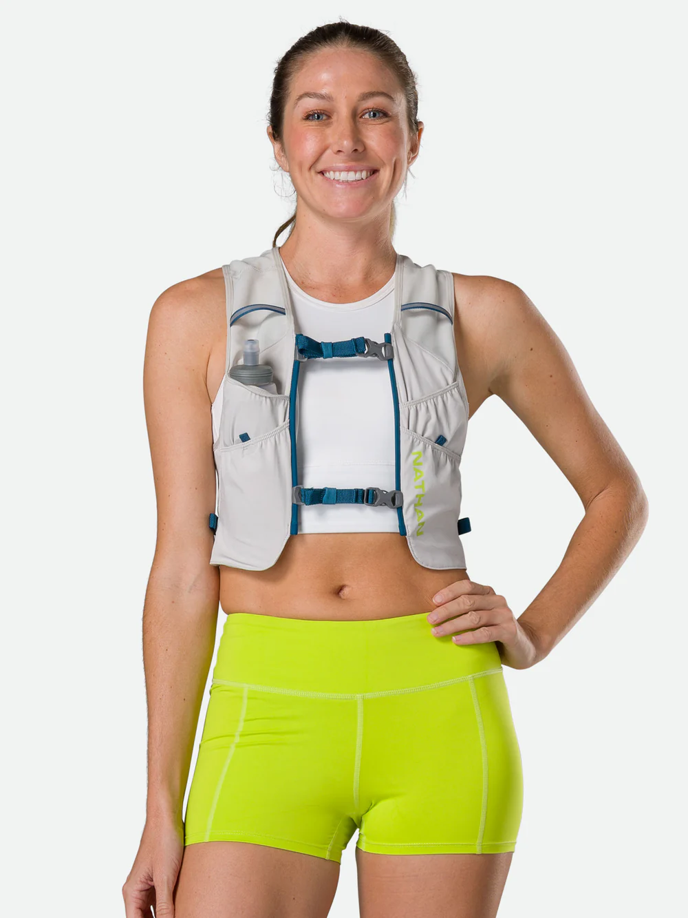 Nathan Pinnacle Featherlite 1.5L Hydration Vest - Vapor Grey